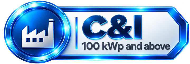 C&I market: 100 kWp and above