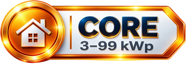 CORE market: 3–99 kWp